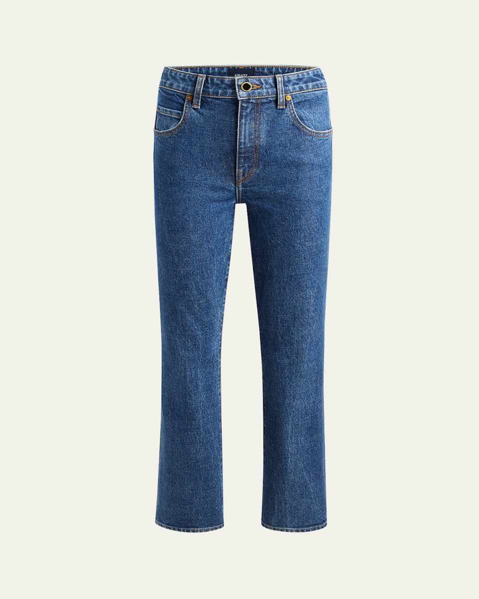 The Vivian Cropped Boot-Cut Jeans